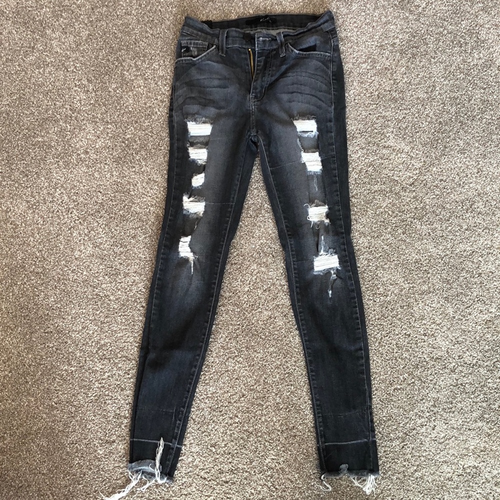 KanCan dark ripped jeans from buckle